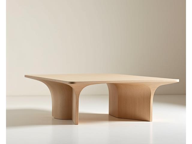Moderne design salontafel met unieke poot