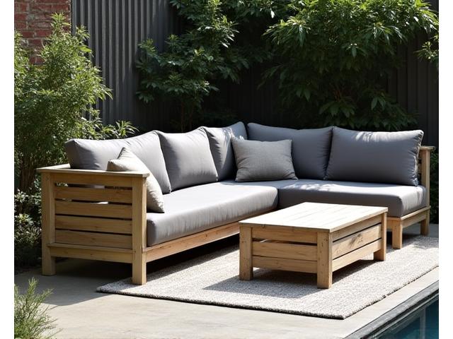 Lounge set van steigerhout